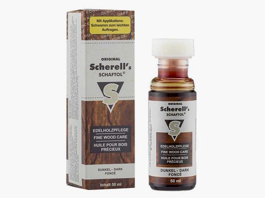 Olio per legno Shaftol Scherell scuro 50ml