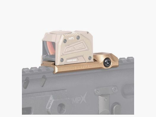 DOT-Montage Unter 1/3 Co-Witness für Aimpoint ACRO - Flach Dunkelbraun eloxiert