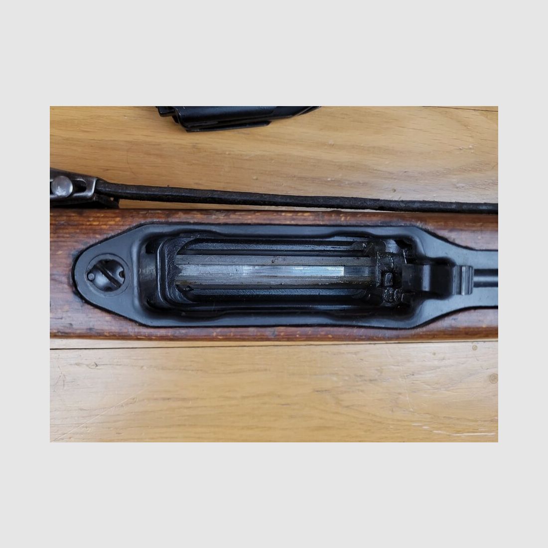 Schönes und seltenes deutsches Selbstladegewehr Walther G43 / K43 – 10 Schuss in 8x57IS – Produktion DUV von 1944 – Nicht monomatrikuliert – Getestet – Schöne Stempel und schönes Holz – Gewehrriemen – „mythische“ Waffe TBE +, Bild 13 von 34