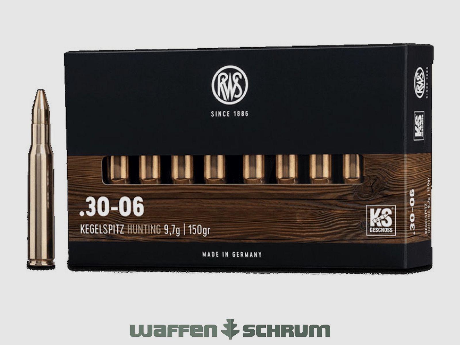 RWS kegelspits 9,7g - 150gr .30-06Spring