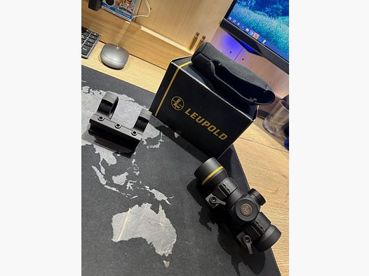 Leupold Freedom RDS con montaggio e ulteriore montaggio ad anello aggiuntivo