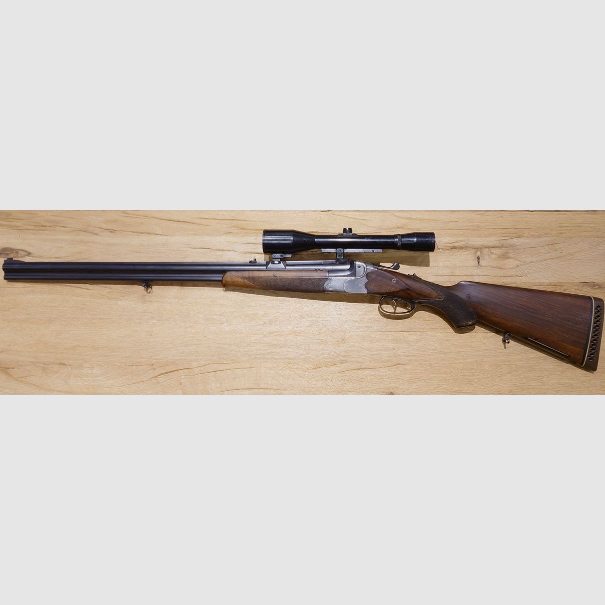 Bockbüchsflinte Ferlach Kal. 8x57IR 16/70 z Franz Kettner 6x42