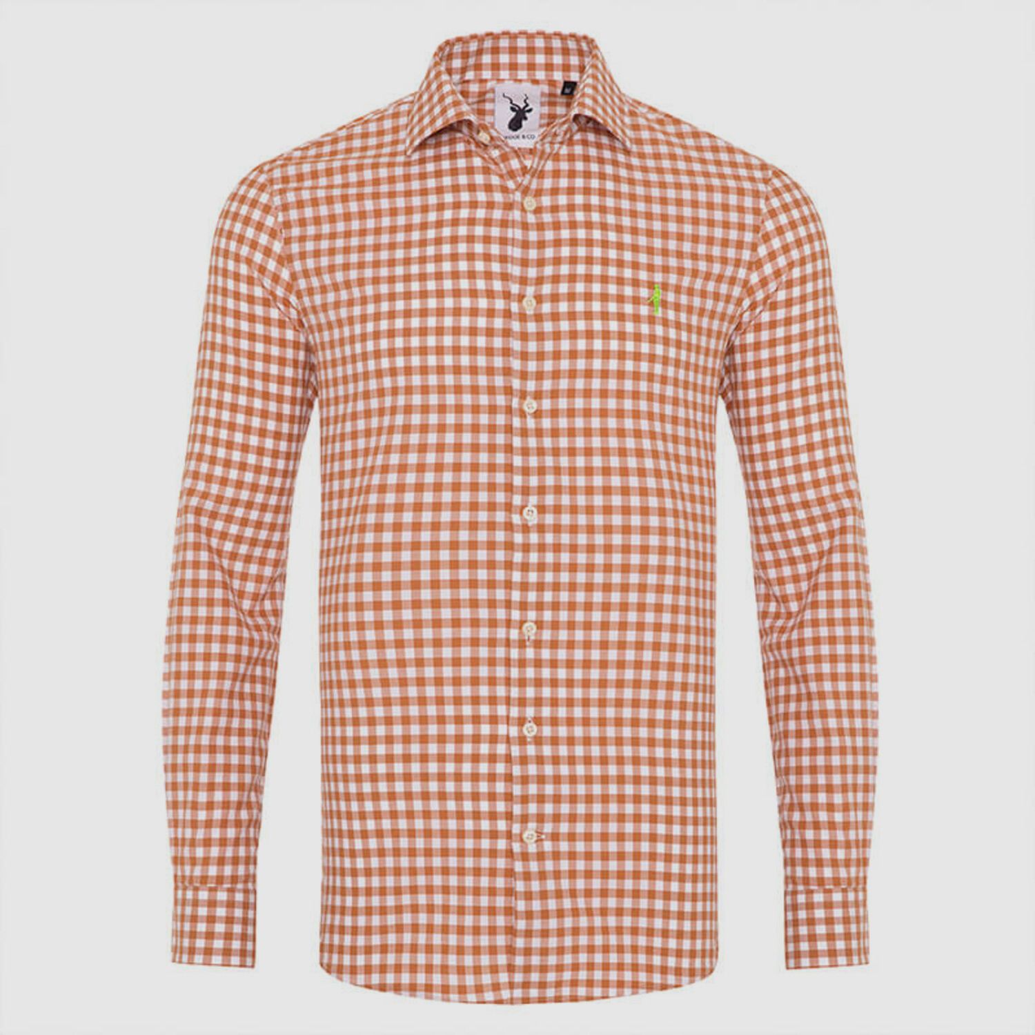 Koedoe&Co Shirt Shooting Fit Burgundy Red kariert