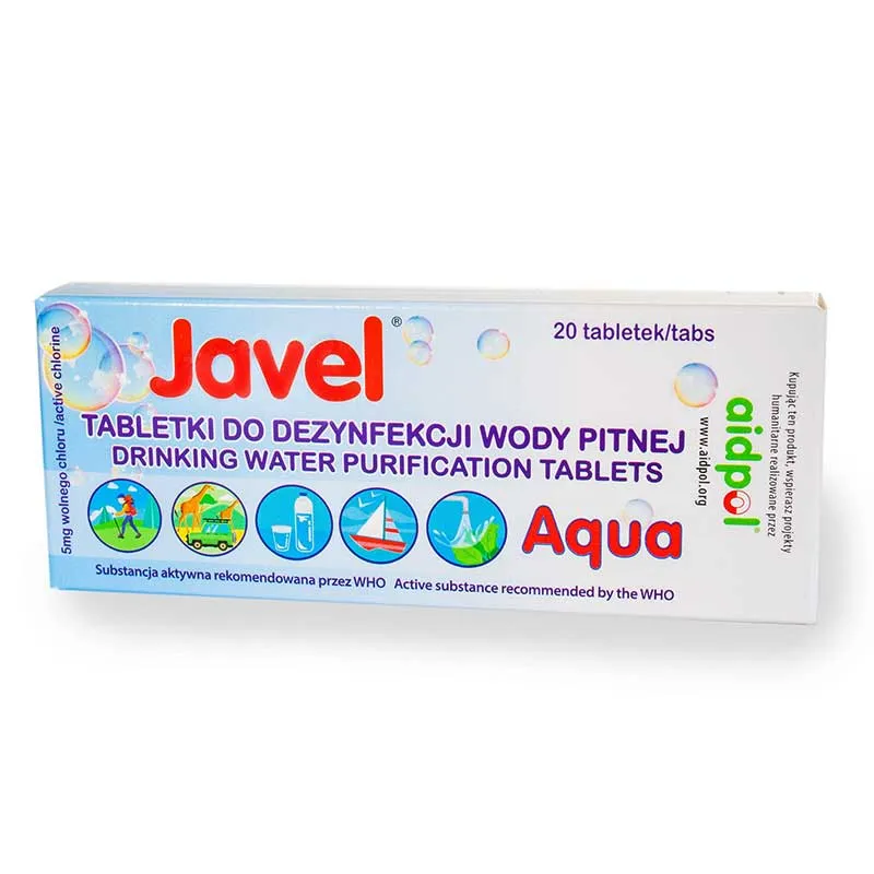 Tabletki chlorowe do wody JAVEL AQUA 20 szt.