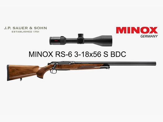 J.P. Sauer & Sohn Sauer 505 Silence Ergo Lux Repetierbüchse Elegance | .308 Win. | MINOX RS-6 3 - 18 x 50 S BDC