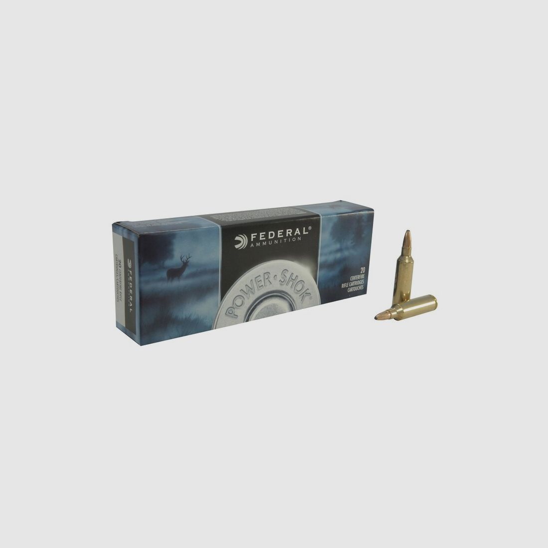 Federal Power-Shok .270 Win. 130GR JSP 20 Patronen