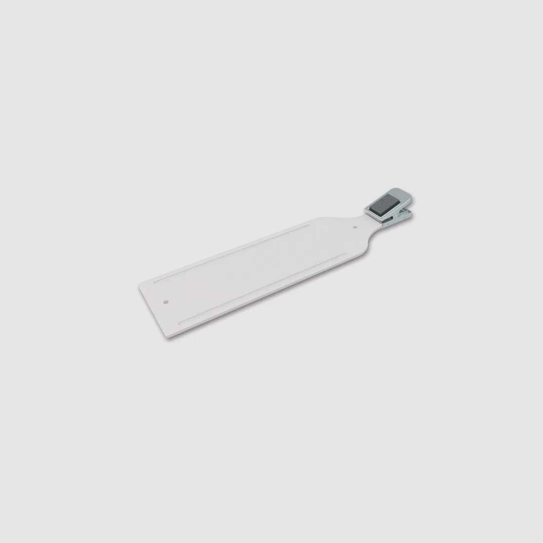 Fisch - Filetierbrett - 61 x 18 cm - mit extra starker Klemmfeder - Weiß