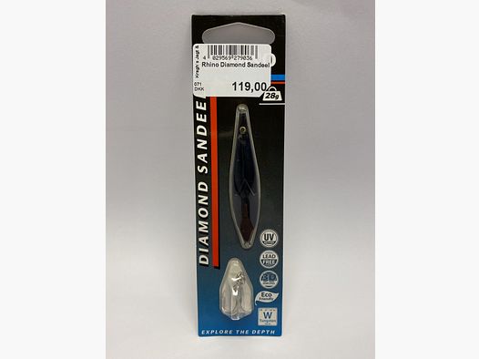 Rhino Diamond Sandeel 28 gr – Black
