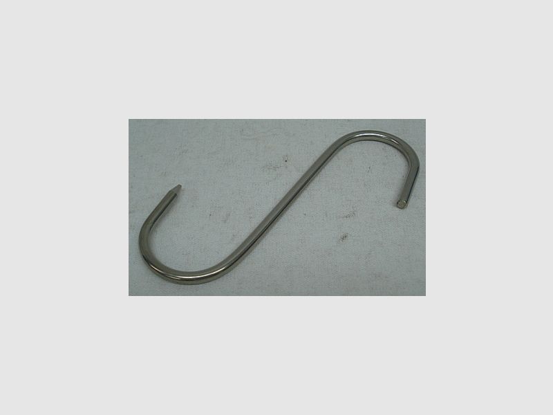 S-Haken Edelstahl bis 45 kg - Stärke: 5mm, Länge: 14 cm
