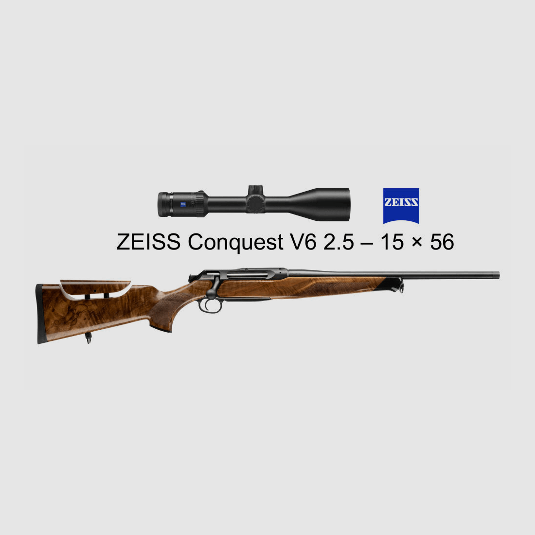 J.P. Sauer & Sohn Sauer 505 Ergo Lux Repetierbüchse HQ3 Ausstattungspaket Elegance + VSR | 8.5x55 Blaser | ZEISS V6 2.5-15x56