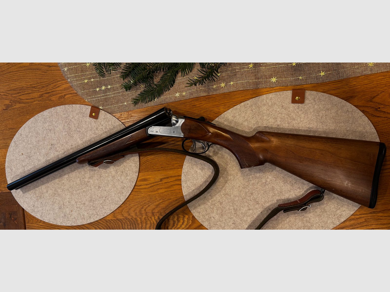 kurze Kutscherflinte, Doppelflinte Mercury Light im Kaliber 12/70