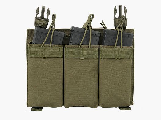 Buckle Up Triple 5.56 Pouch Panel - RC [8FIELDS]