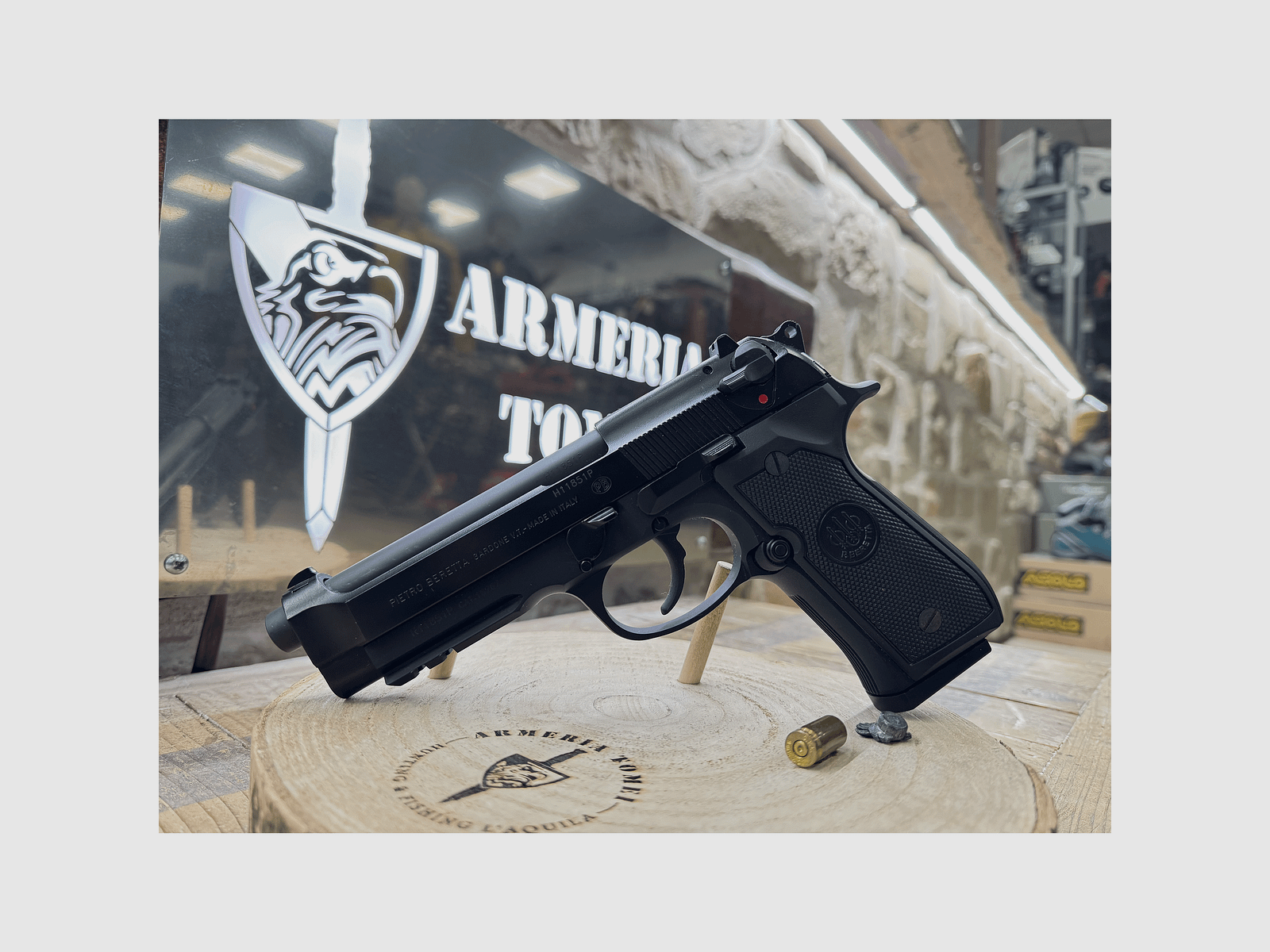 USATO – PISTOLA – BERETTA MOD. 98A1 cal. 9×21, immagine 1 di 6