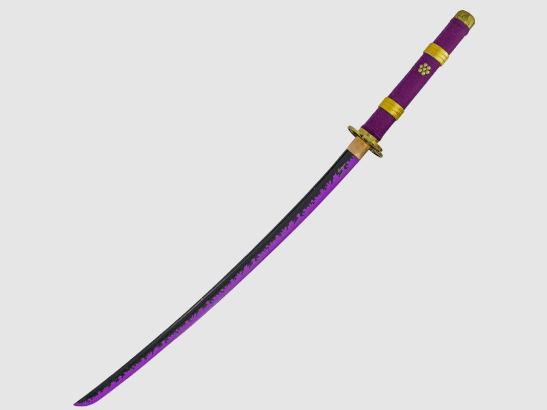 Katana Enma Zoro One Piece inclusa scatola, immagine 3 di 8