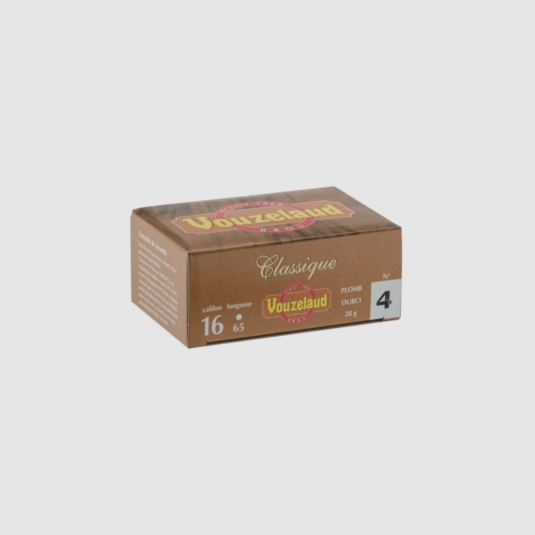 Cartucce da Caccia Vouzelaud Classico Piccola Base Calibro 16, immagine 1 di 4