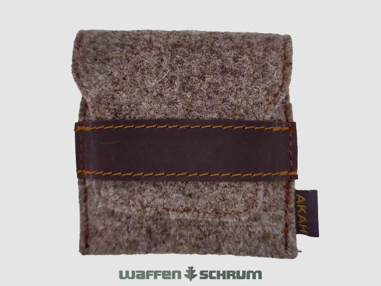 AKAH 5 Kugelpatronen Patronenetui Wollfilz Beige
