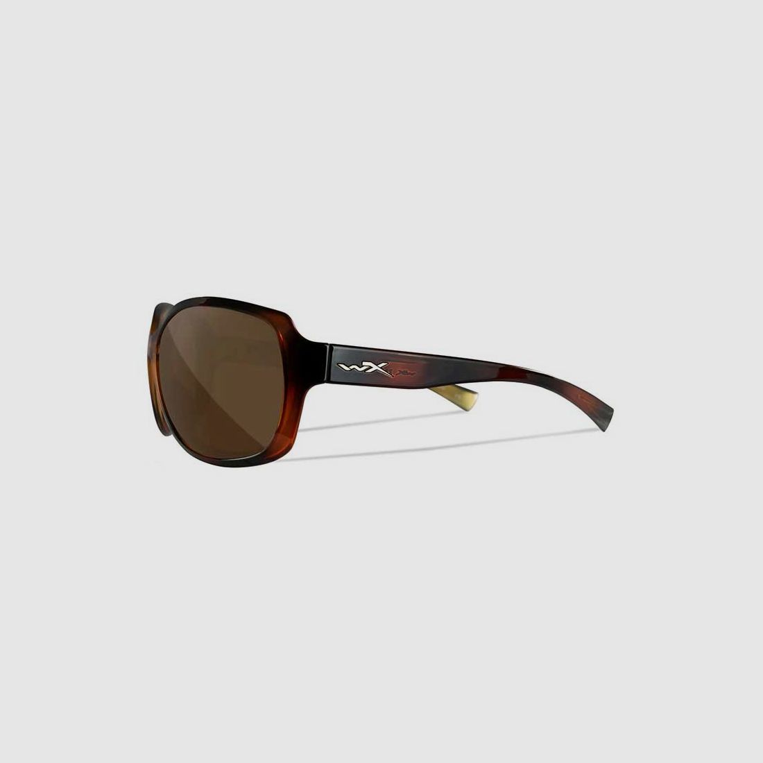 Wiley X Mystique zonnebril met bruine glazen, montuur in Gloss Demi Brown, afbeelding 4 van 4