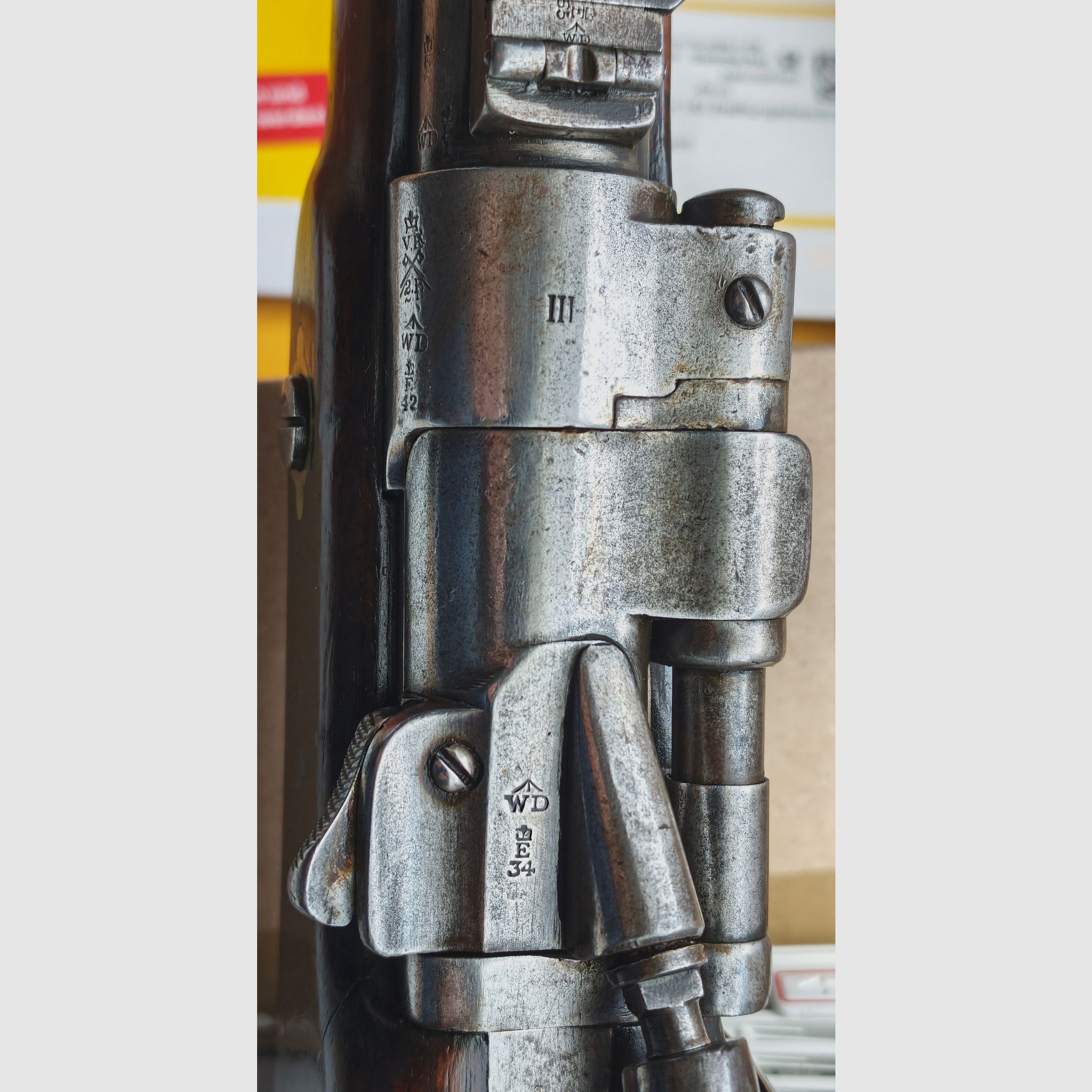 Original Snider Enfield Mk III Cavalry Carbine Kal. .577Snider - interessant gestempelt - sehr gut , Bild 6 von 13