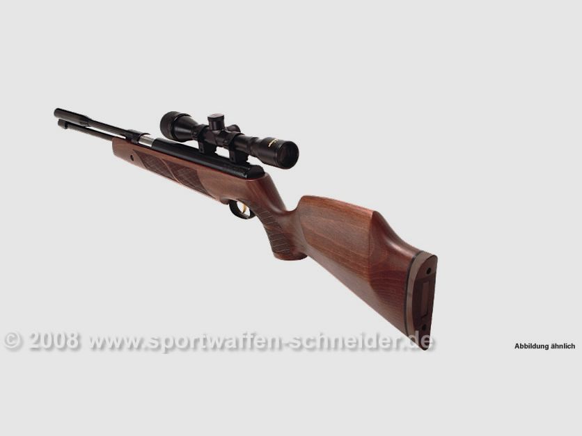Starrlauf Luftgewehr Weihrauch HW 97 K Buchenholzschaft SchalldĂ¤mpfer Kaliber 5,0 mm (P18)