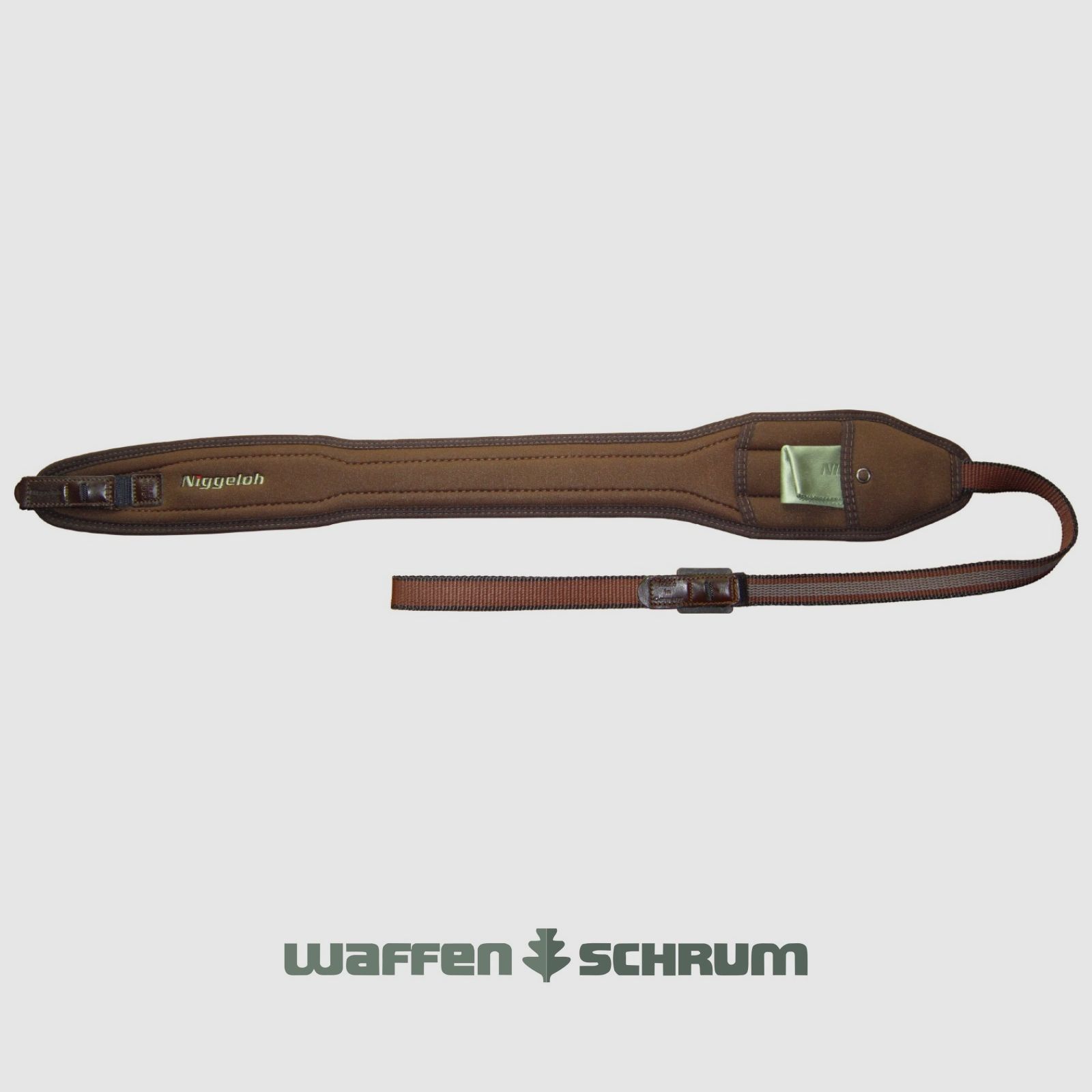 Niggeloh rifle sling Speed Neoprene - Brown with quick release