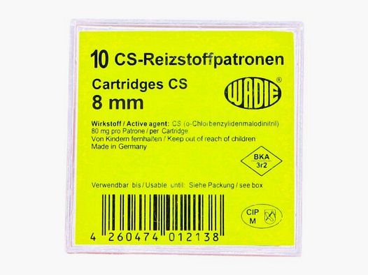WADIE Gaspatronen 8 mm Knall