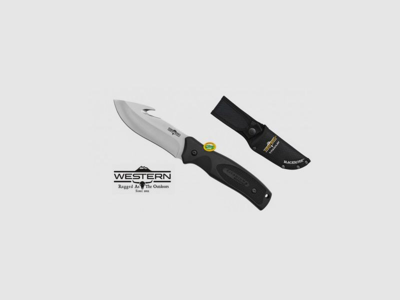 WESTERN Feststehendes Jagdmesser Western Black River