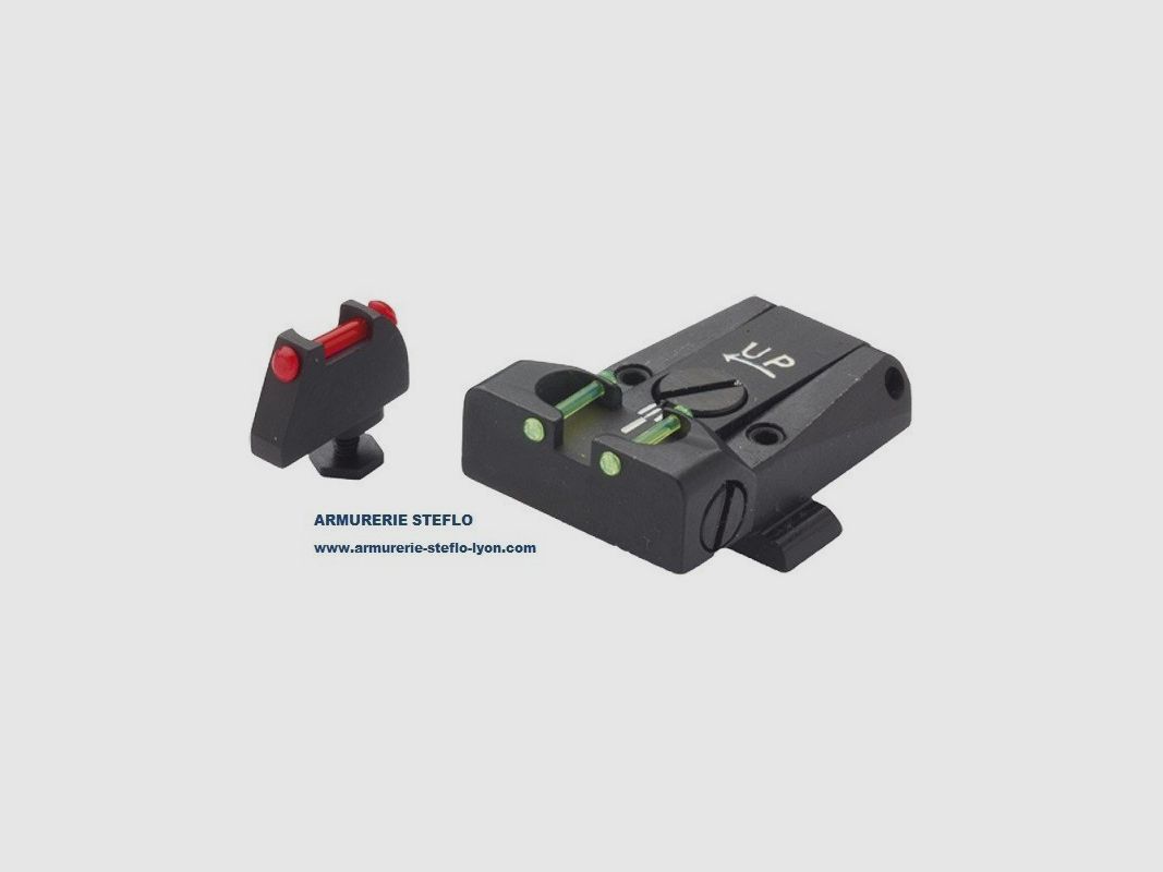 Verstellbare Visierung + Korn LPA Glock