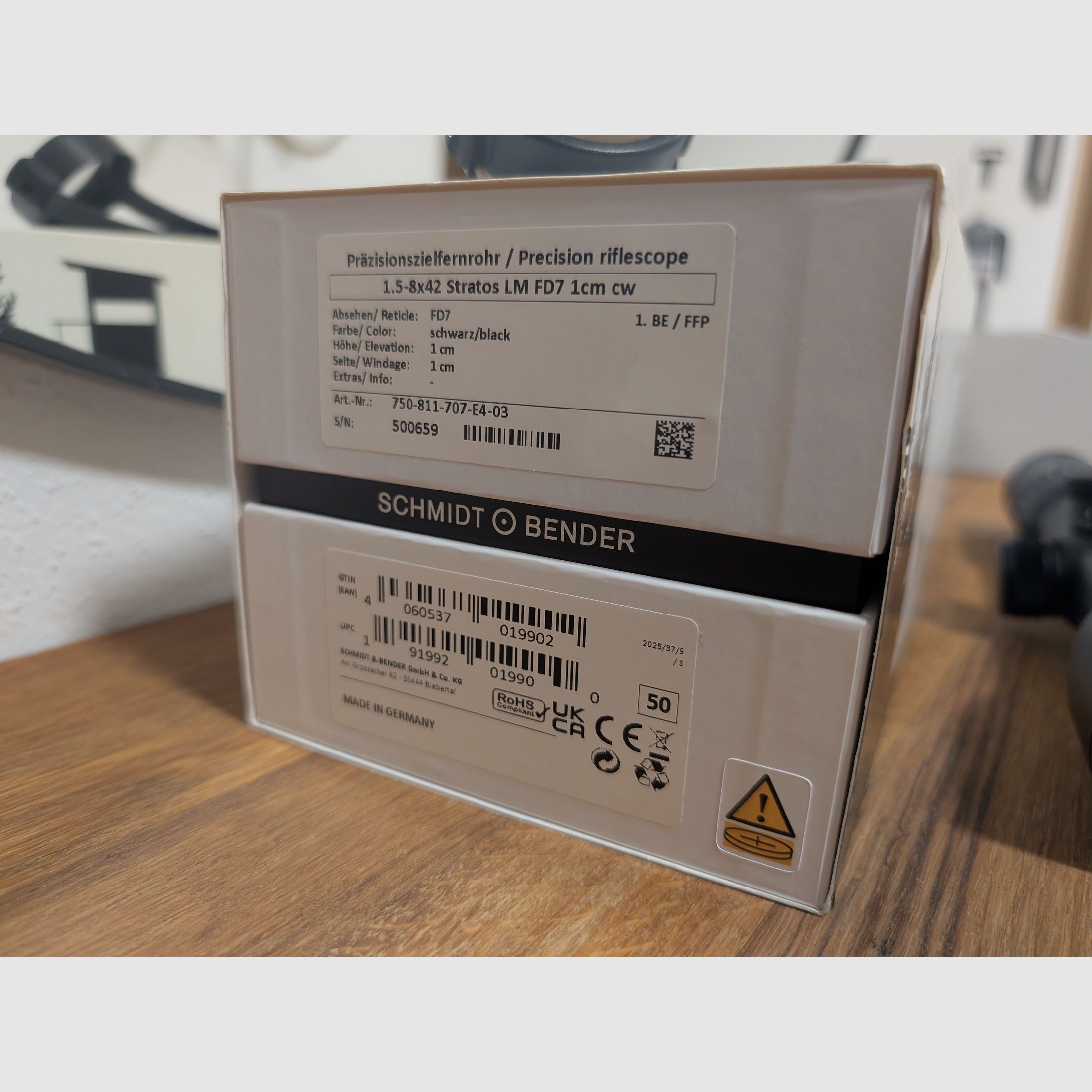 S&B Schmidt und Bender scope Stratos 1.5-8x42 with ASV