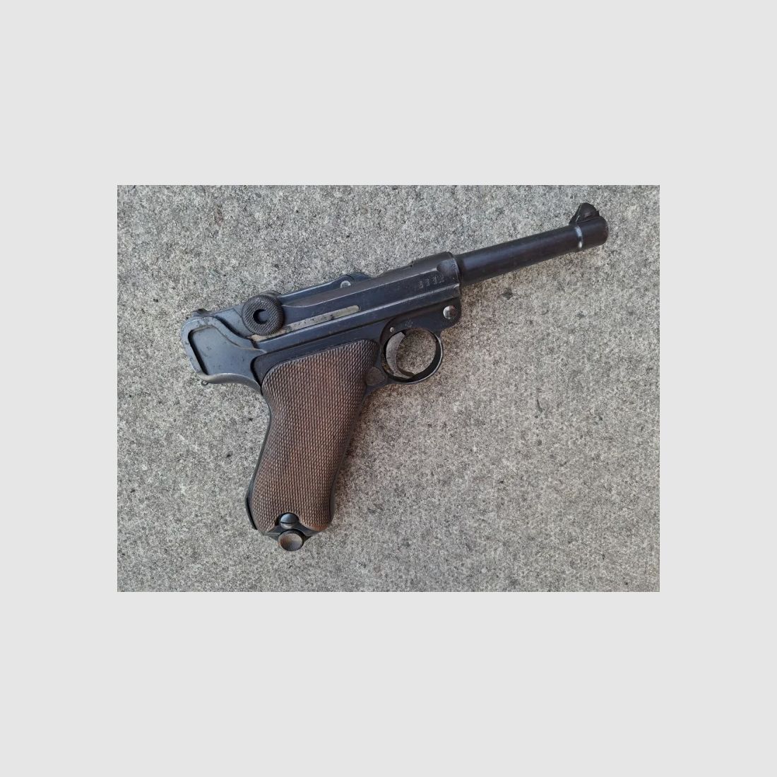 Luger P08 EU-Deko 1915 DWM, numer zgodny