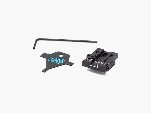 LPA TPU19WA18 Ajustable alza para S&W SW 99, P99, Walther P99, PPQ, PPQM2 (NO Cal.22)