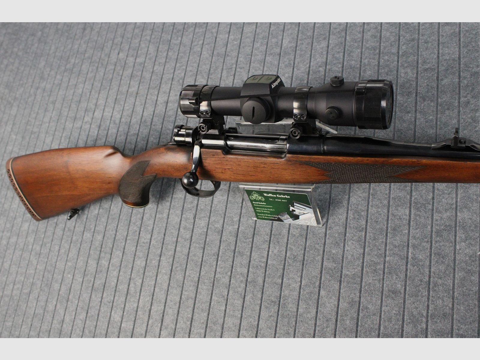 Akah 98er (Mauser) .30-06SPR. Aimpoint Hunter, Timney