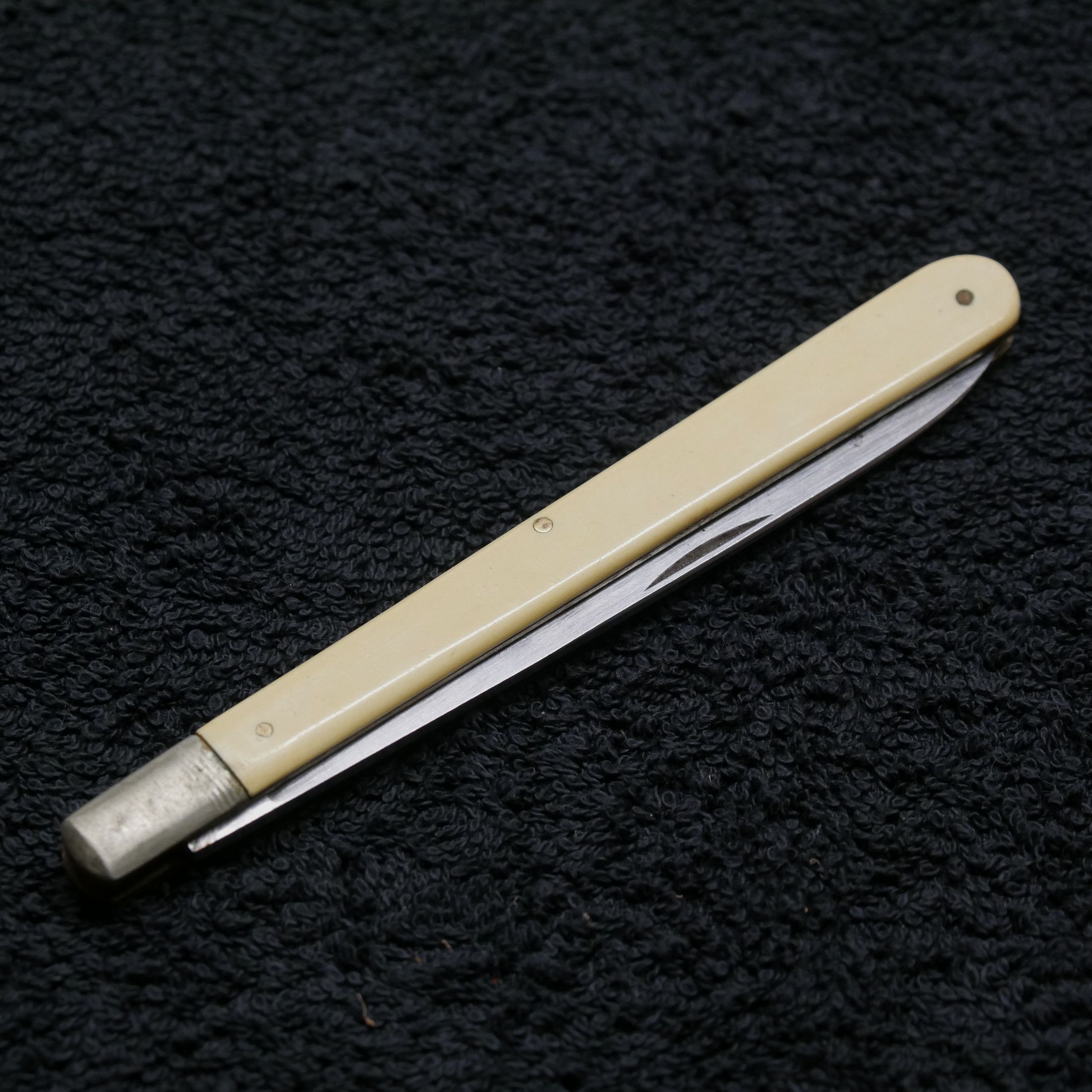 Klappmesser ED. Wüsthof Solingen Dreizack Wurstprobiermesser Rostfrei vintage