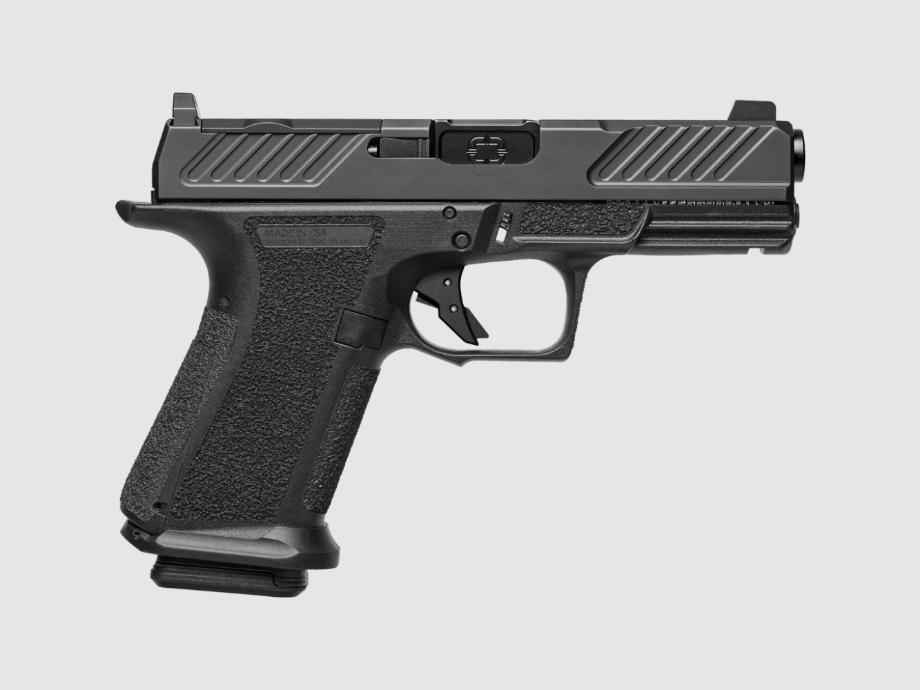 Shadow Systems Pistole MR920 Combat OR, 9mmLuger, 4" Lauf geflutet Schwarz, 15+1