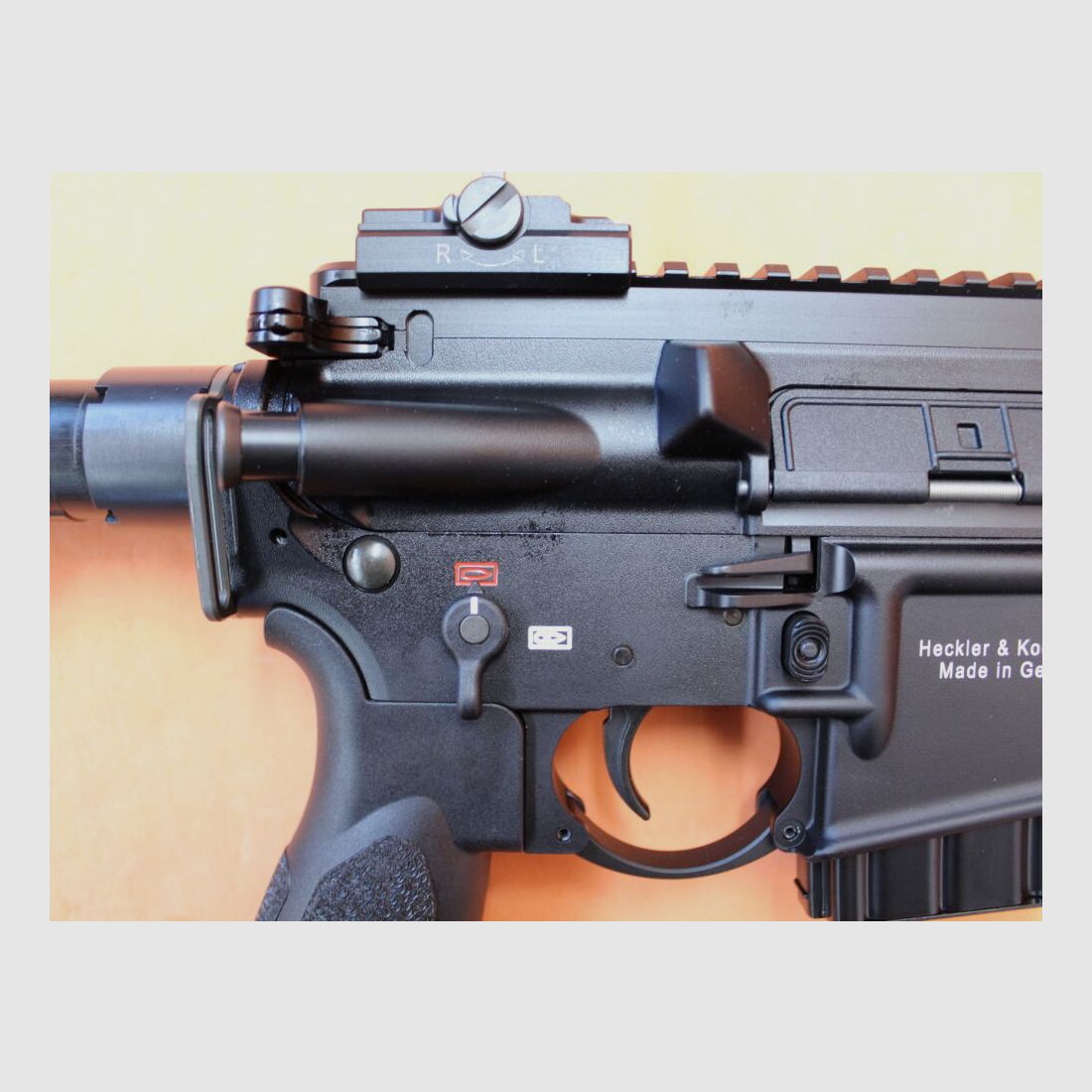 Heckler & Koch Ha. Karabin .223Rem Heckler & Koch/HK MR223 A3 SPORT 11" Lufa Czarna, System Piston Gazowy AR-15/HK416