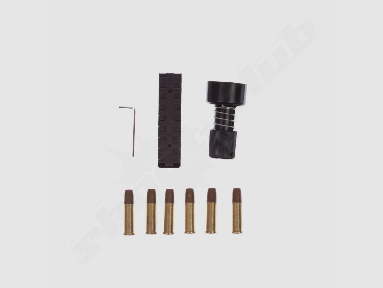 Revolver CO2 Dan Wesson 6 pouces 4,5 mm ensemble de mallette, image 5 sur 5