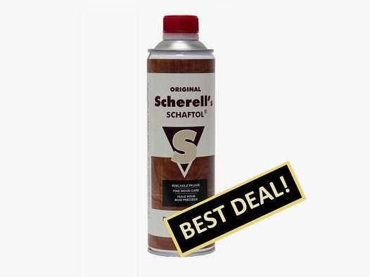 Scherells Schafftol Stock Oil, dark 500 ml canister