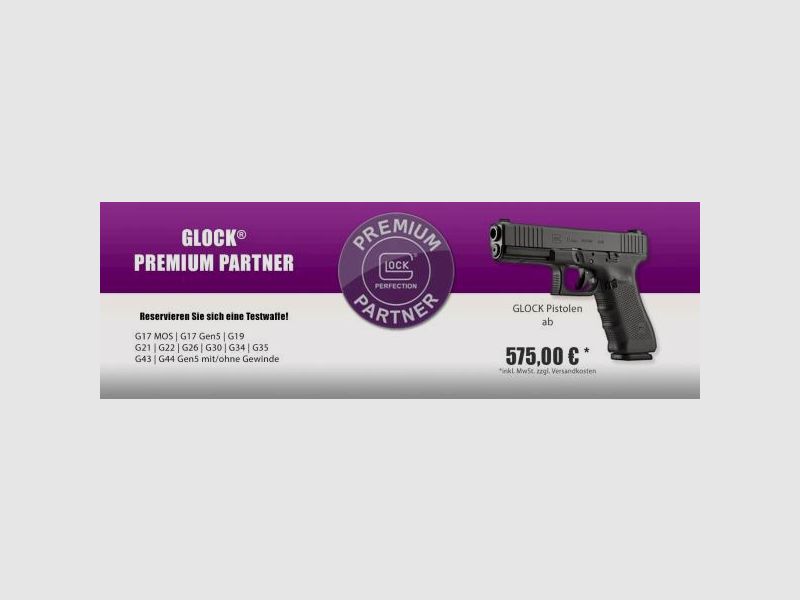 GLOCK Pistole Mod. 17 Gen5 TESTWAFFE 9mmLuger