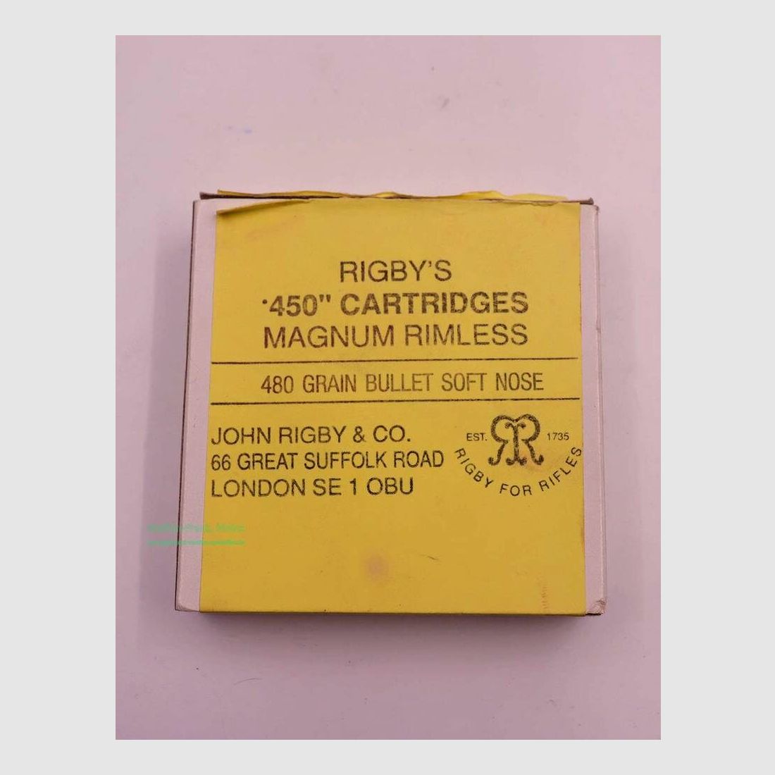 Rigby - England Büchsenpatronen .450MagRimless