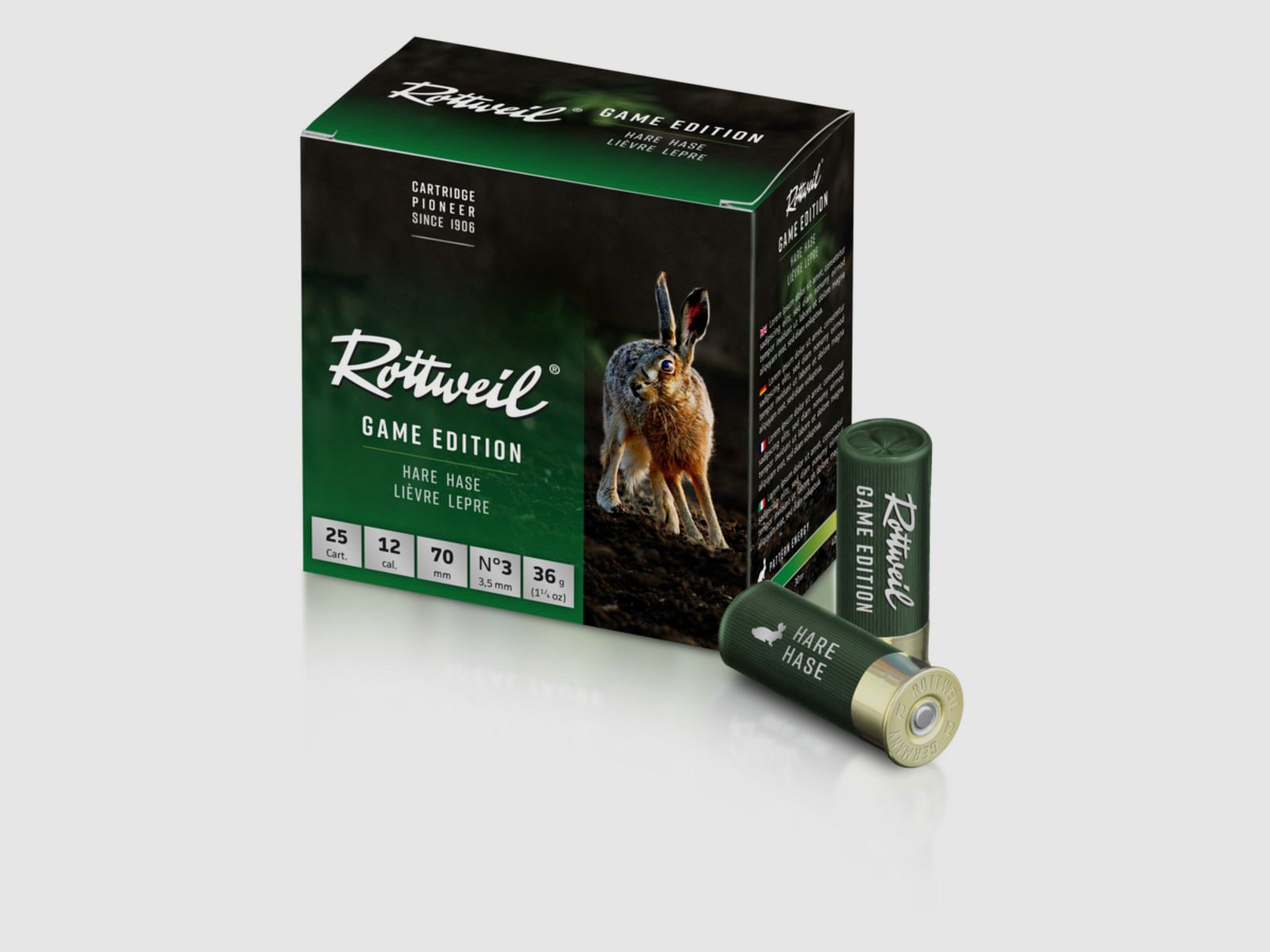 Rottweil 2403364 ROTTWEIL Game Edition Hare 12/70 3.5 mm