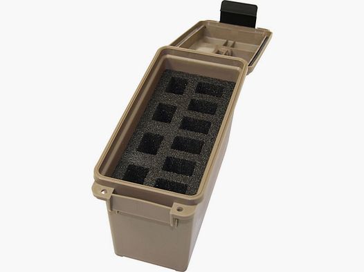Caja de cargadores MTM TMCHG tierra oscura para 10 cargadores de pistola