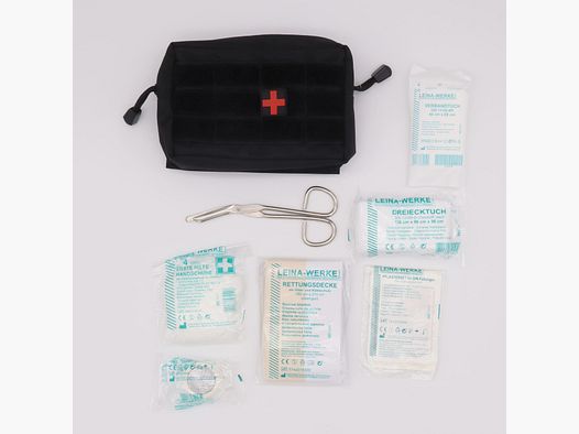 Kit di Pronto Soccorso Leina Pro 25 pezzi. Nero