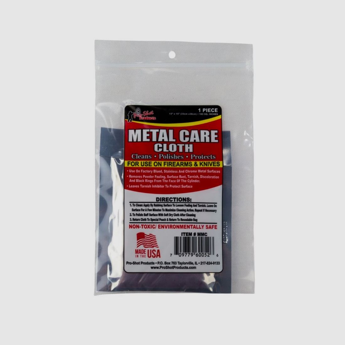 Ściereczka do czyszczenia Metal Care 24,9x24,9cm