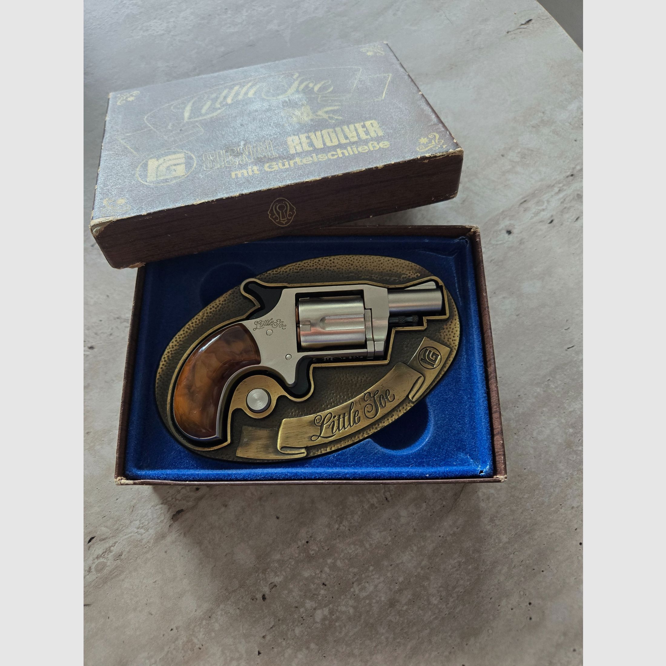 Röhm Little Joe – Signalrevolver mit Gürtelöse und Originalverpackung, Bild 2 von 5