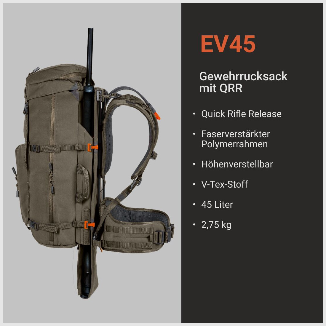Vorn Equipment Rucksack QRR EV45 - 45 Liter