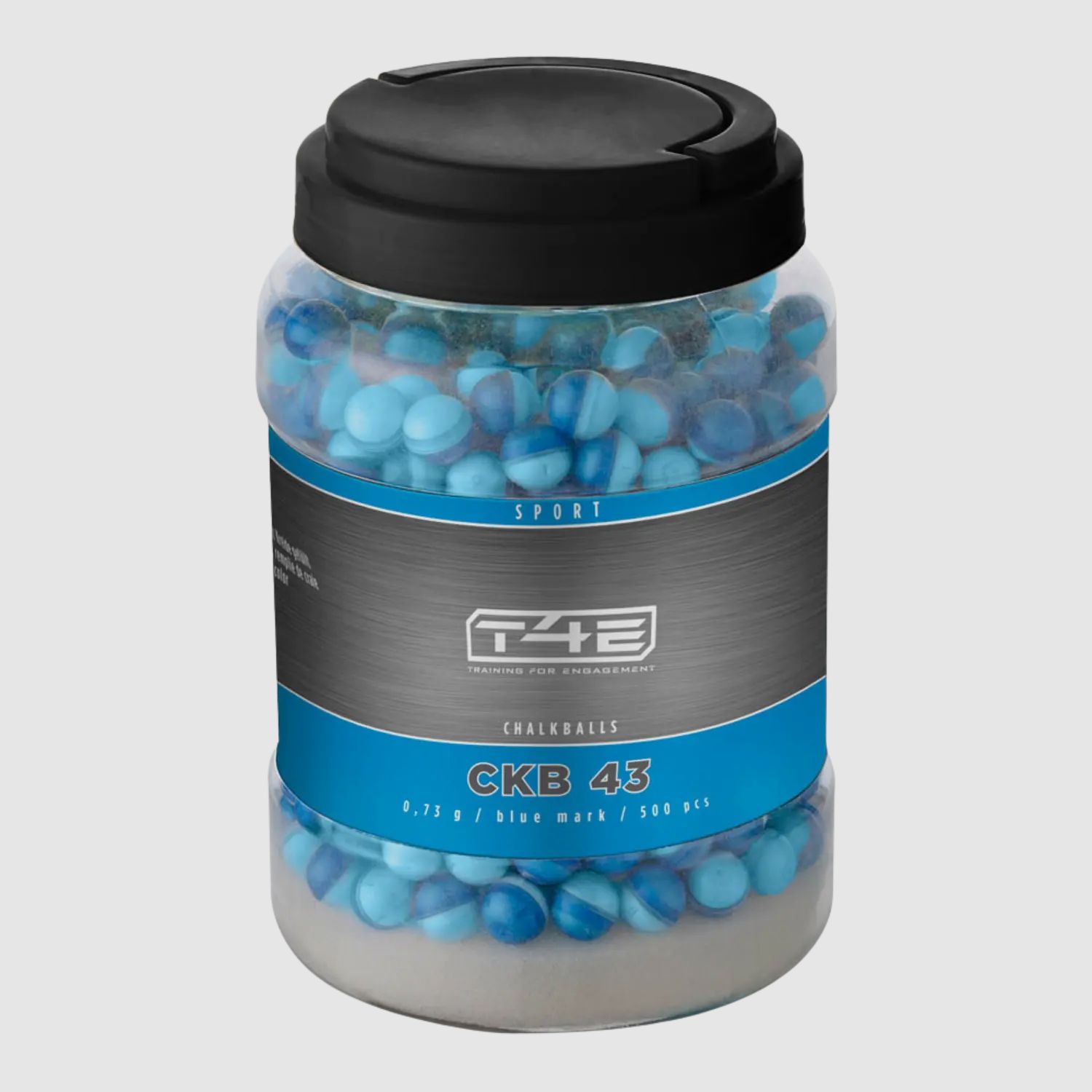 T4E Sport CKB 43 Chalkballs 500 Schuss Kaliber .43 Bluemark