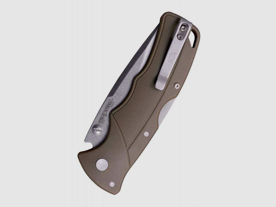 Cold Steel Verdict Taschenmesser, Spear Point, 4116SS, Flat Dark Earth Griff