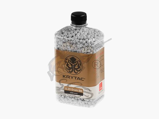 Krytac Airsoft BB`s 0.20g (4.000 Stück) diameter 5,95mm - weiß