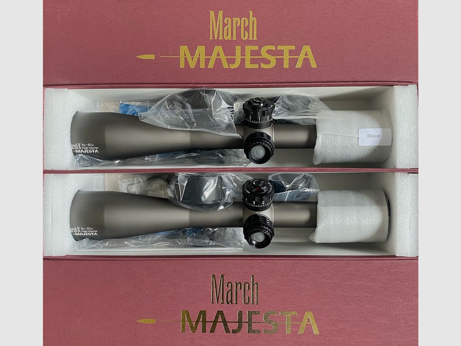 March 8x-80x56 High Master Wide Angle MAJESTA Zielfernrohr