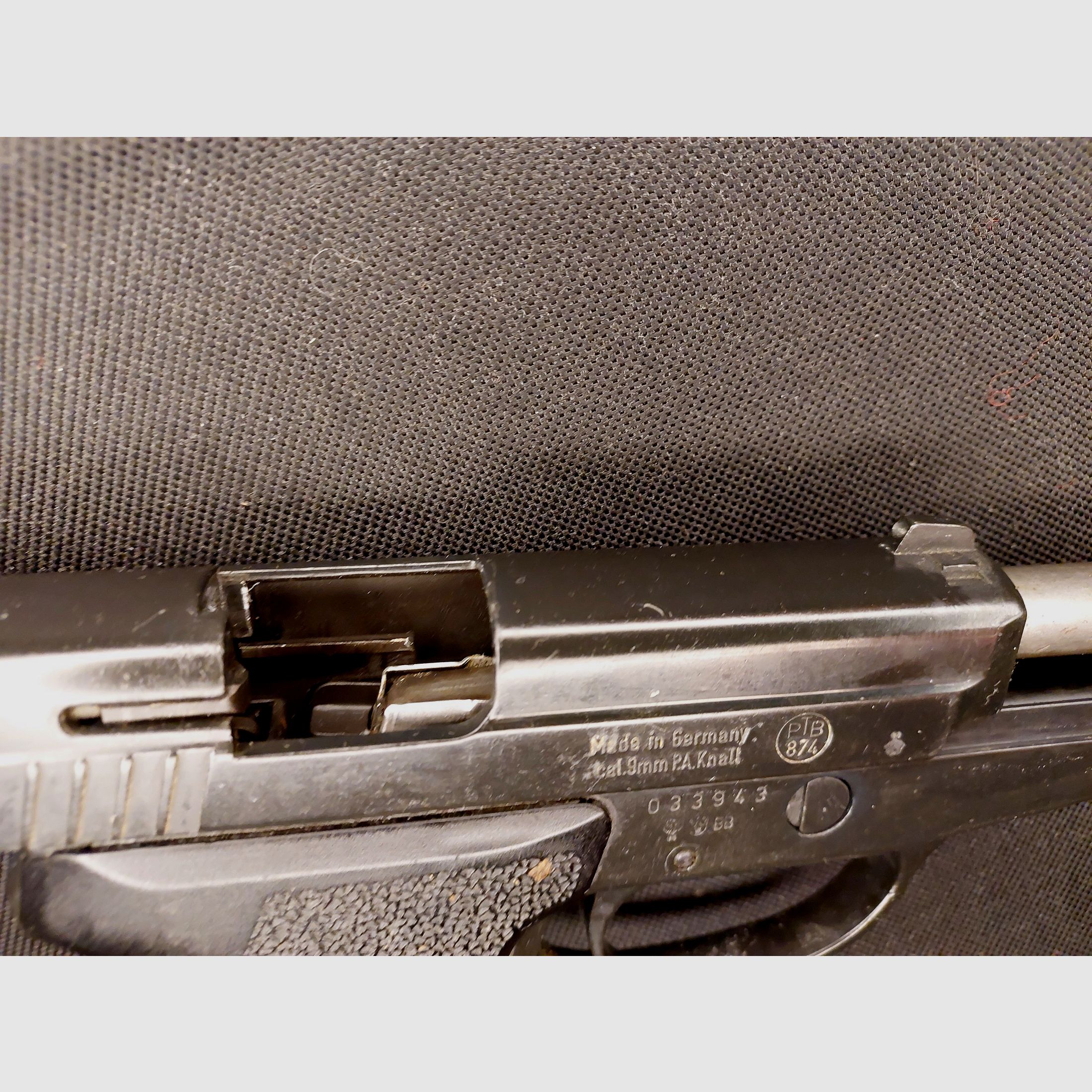 Sig Sauer P239 pistolet alarmowy w kalibrze 9 mm P.A.K. (PTB 696)