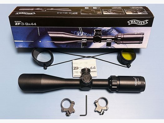 Scope Walther ZF 3-9x44 incl. mount